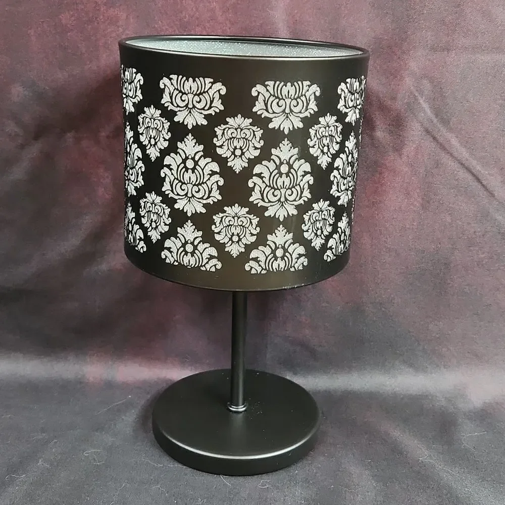 🩵NIB Partylite Black Boudoir Tealight/Votive Candle Lamp - Picture 9 of 16